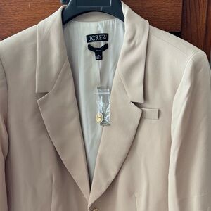 J. Crew Tan Sport Coat with Classic Tailoring Women’s blazer - not men’s.